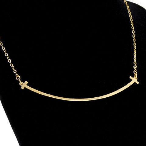 Curved Bar Necklace