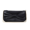 Stefania Bow Clutch with Gold Chain