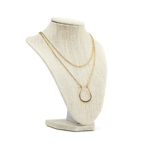 Horseshoe Necklace {Gold}