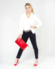 Red Viviana Clutch