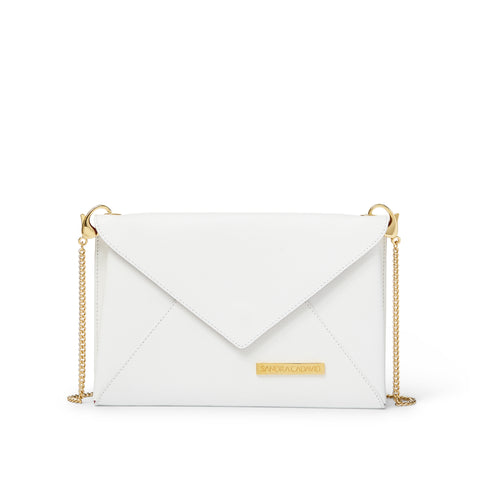 Carrie Envelope Clutch with Gold Chain – Sandra Cadavid