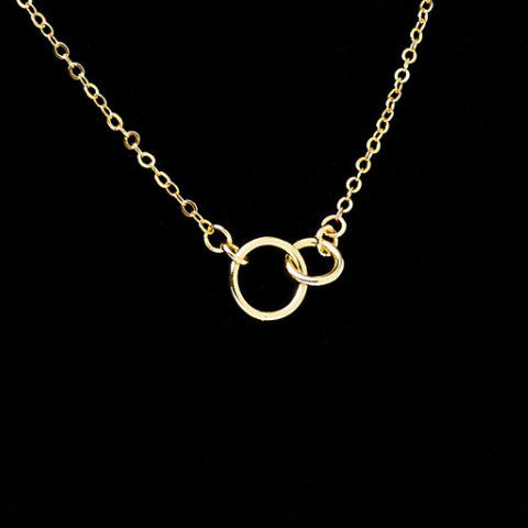 Intertwined Circle Necklace